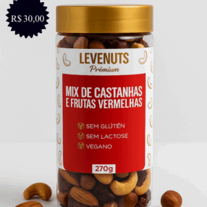 Mix de Castanhas e Frutas Vermelhas