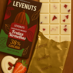 Barra de Chocolate com Frutas Vermelhas