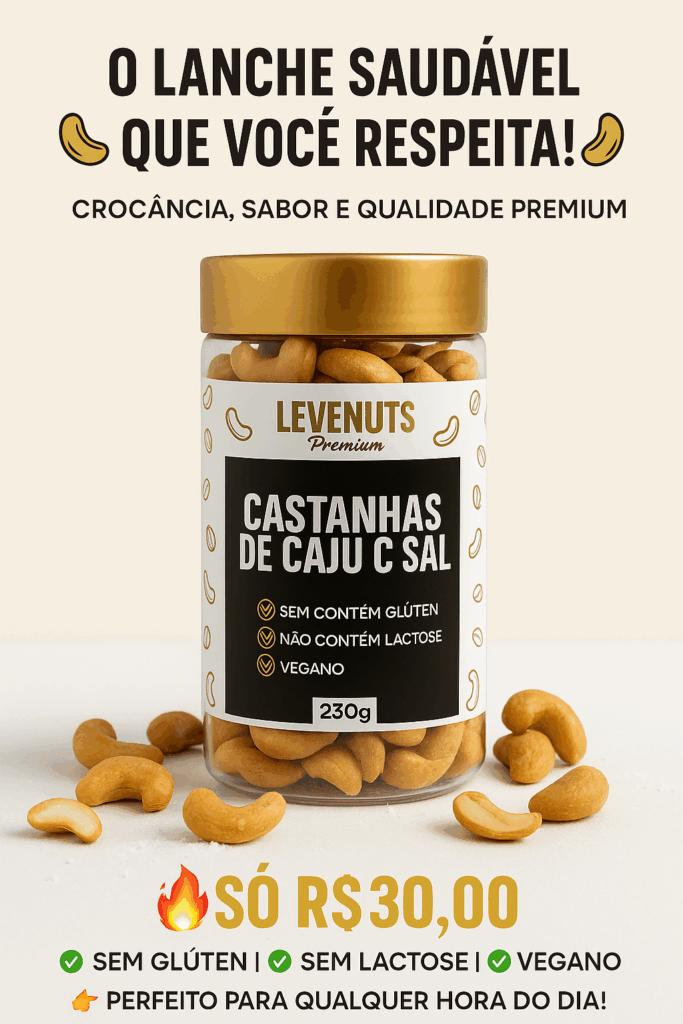Castanha de Caju com Sal