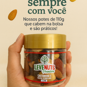 Mix de Castanhas com Frutas Vermelhas 120g