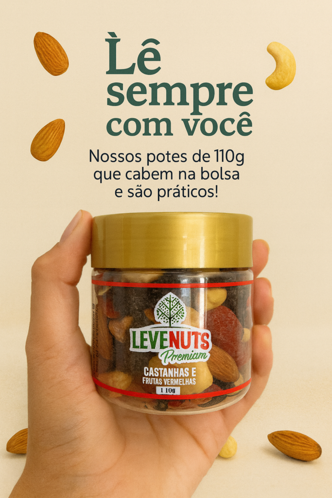 Mix de Castanhas com Frutas Vermelhas 120g